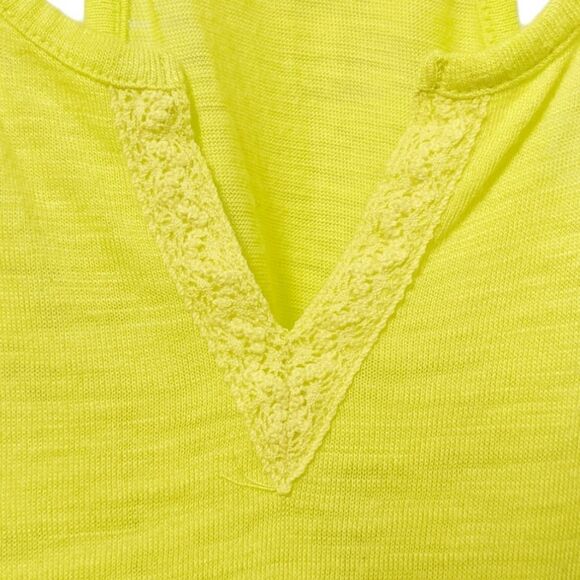 Aerie Neon Racerback Tank Semi-sheer Loose Green - Picture 6 of 6